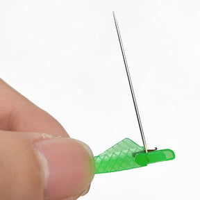 Passador de Linha Fácil - Passador de Linha para Máquina de Costura Tipo Peixe