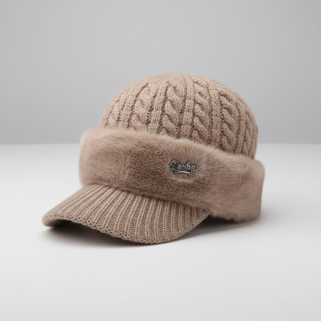 Gorro de Inverno Estilo Trapper com Proteção de Orelhas, À Prova de Vento e Forro de Pelúcia