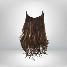 Hair Extensions Natural Wavy Human Hair Clip-In Long Volume Set