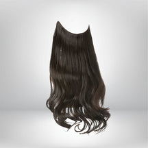 Hair Extensions Natural Wavy Human Hair Clip-In Long Volume Set