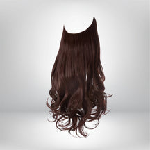 Hair Extensions Natural Wavy Human Hair Clip-In Long Volume Set