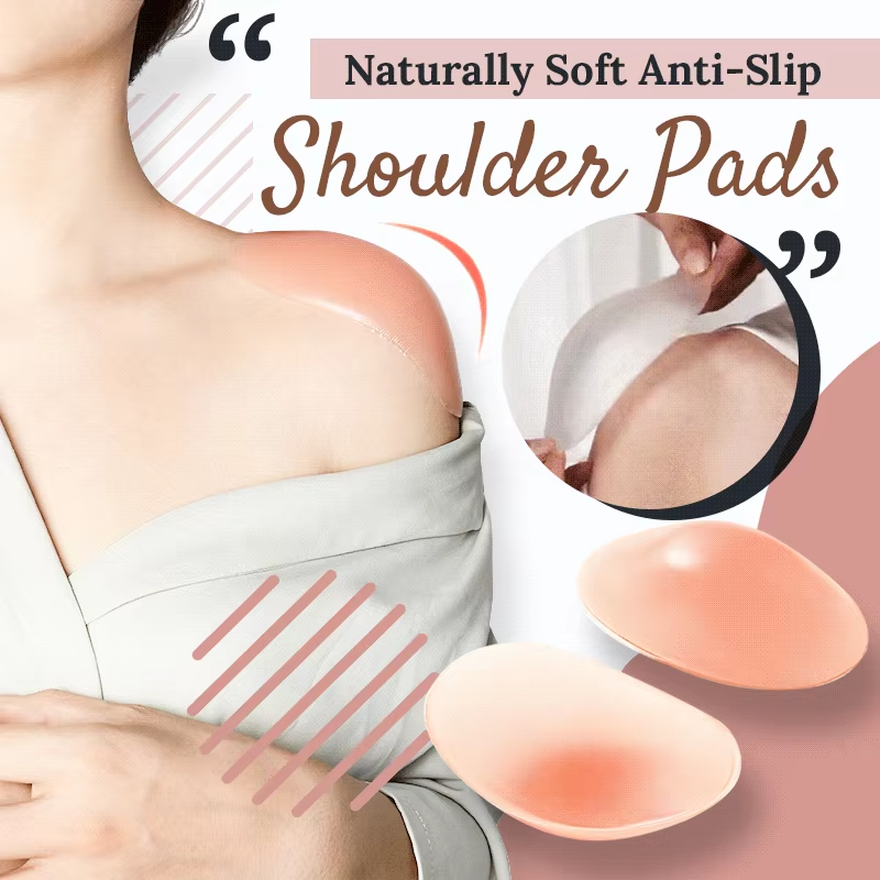 Omoplatas Antiderrapantes - Enchimentos Invisíveis para Ombros para Roupas Femininas