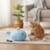 Brinquedo Interativo para Gatos: Bola Dispensadora de Petiscos para uma Diversão Envolvente