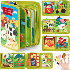 Livro Infantil Interativo Fazenda Montessori