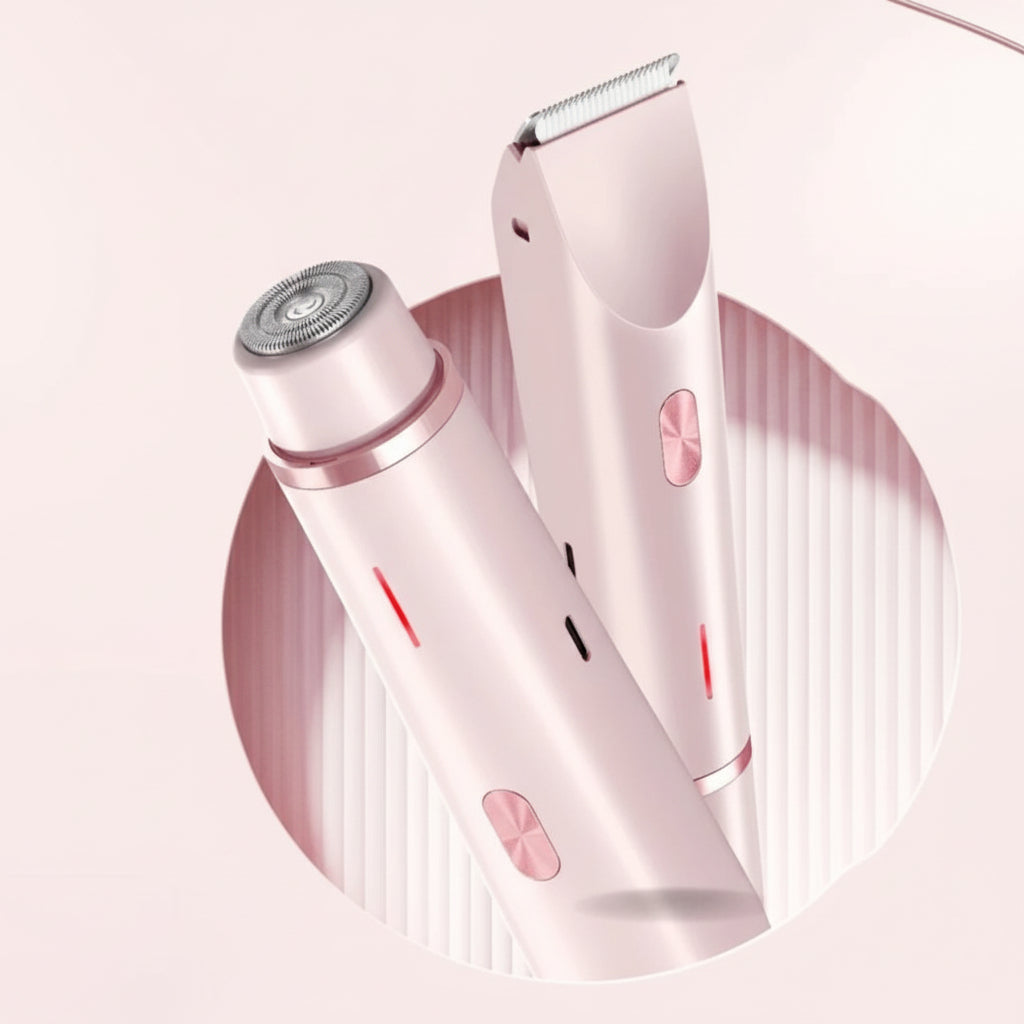 Depilador Elétrico Feminino à Prova D'água para Pele Sensível e Linha do Biquíni