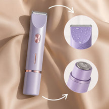 Depilador Elétrico Feminino à Prova D'água para Pele Sensível e Linha do Biquíni