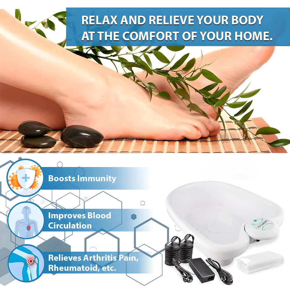 Unidade Portátil de Bacia para Spa Doméstico com Sistema Iônico de Escalda-pés
