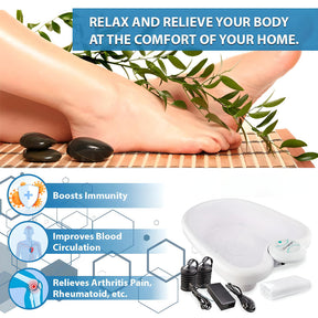 Unidade Portátil de Bacia para Spa Doméstico com Sistema Iônico de Escalda-pés