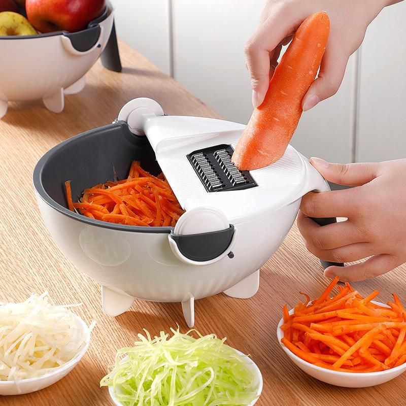 Cortador e fatiador de legumes 7 em 1