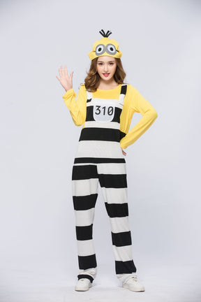 Women’s Character Jumpsuit Costume with Hat