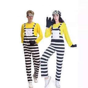 Conjunto de Fantasia de Macacão com Personagens Combinando para Adultos