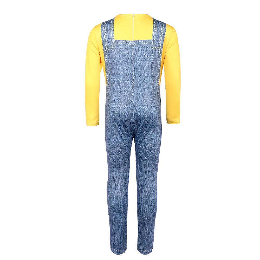 Fantasia de Macacão Amarelo Infantil com Capacete de Personagem