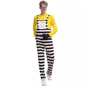 Conjunto de Fantasia de Macacão com Personagens Combinando para Adultos
