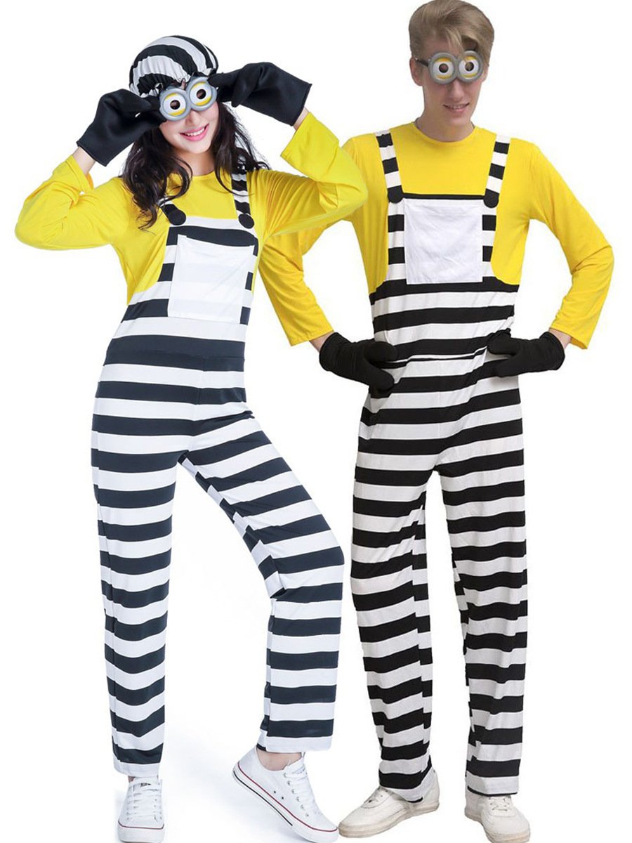 Conjunto de Fantasia de Macacão com Personagens Combinando para Adultos