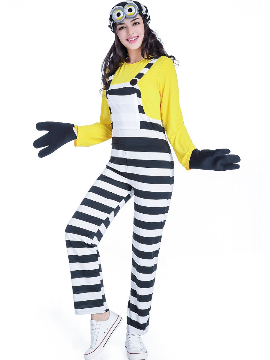 Conjunto de Fantasia de Macacão com Personagens Combinando para Adultos