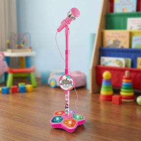 Conjunto de Brinquedo Microfone Karaokê Infantil