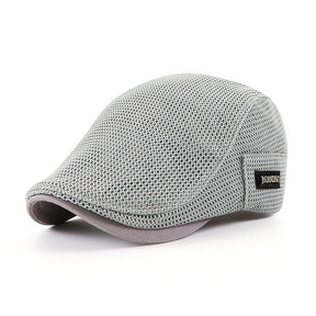 Boina Masculina de Tela Respirável - Boné Casual Leve e Ajustável