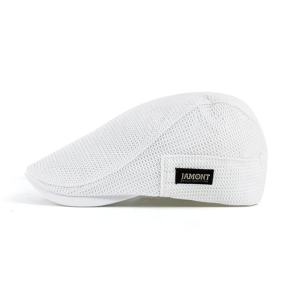 Boina Masculina de Tela Respirável - Boné Casual Leve e Ajustável