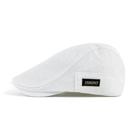 Boina Masculina de Tela Respirável - Boné Casual Leve e Ajustável
