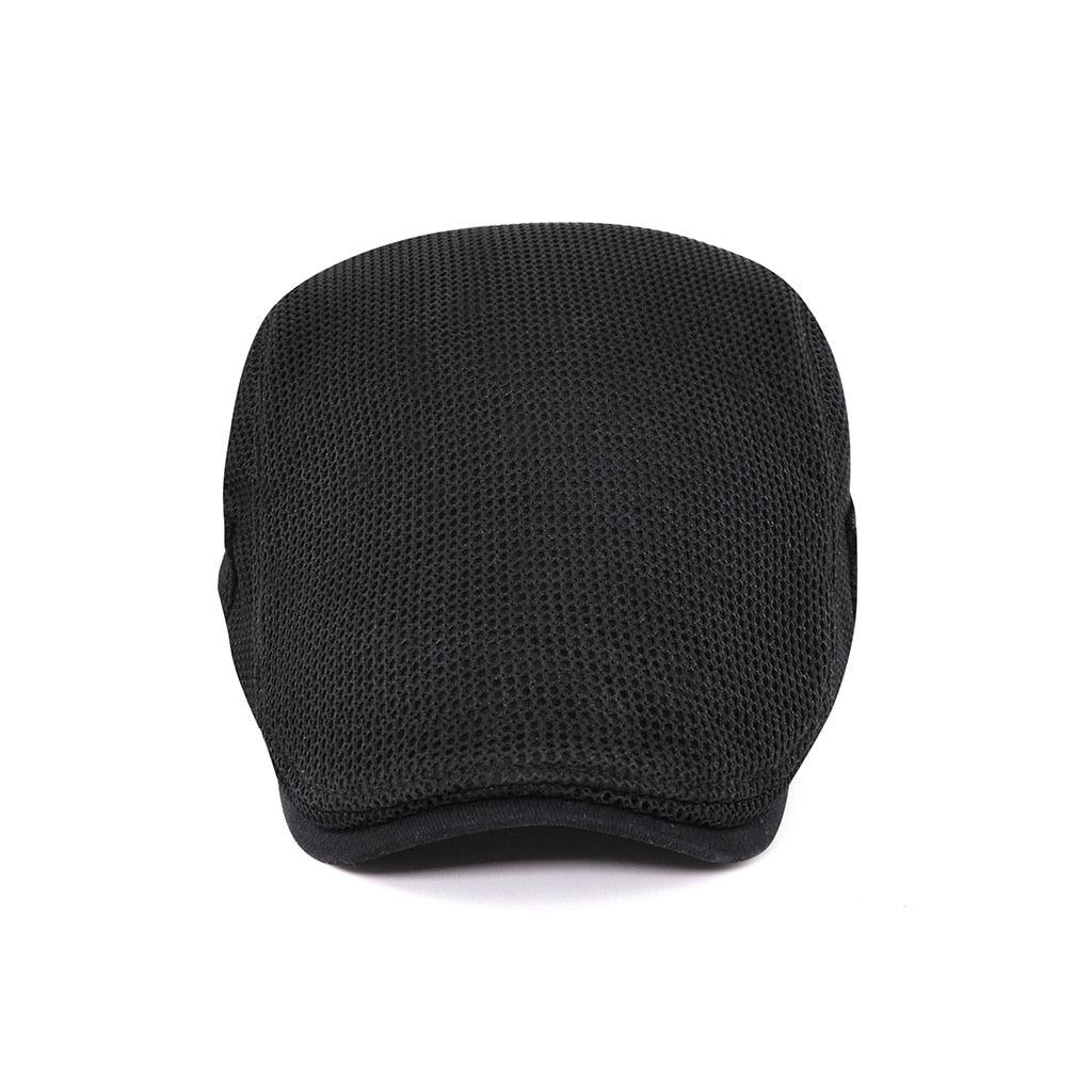Boina Masculina de Tela Respirável - Boné Casual Leve e Ajustável