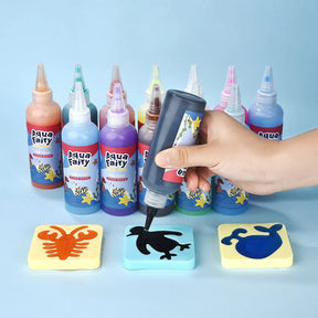 Kit de Atividade Criativa com Moldes de Animais em Gel de Água para Artesanato Infantil