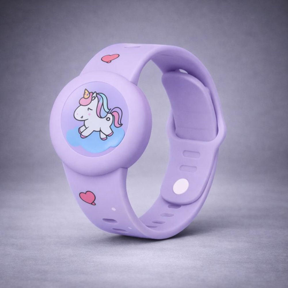 Pulseira Rastreadora GPS Infantil com Design Divertido de Personagem