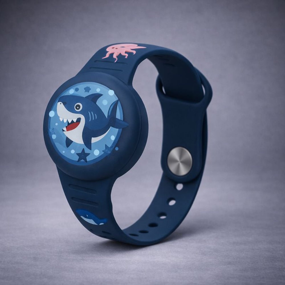 Pulseira Rastreadora GPS Infantil com Design Divertido de Personagem
