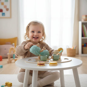 Conjunto de Chá Infantil Brinquedo para Habilidades Motoras Finas Atividade de Recreação