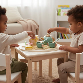 Conjunto de Chá Infantil Brinquedo para Habilidades Motoras Finas Atividade de Recreação