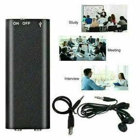 Mini Gravador Ativado por Voz