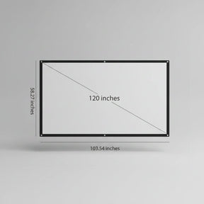 Large Projector Screen Portable Foldable 100 Inch