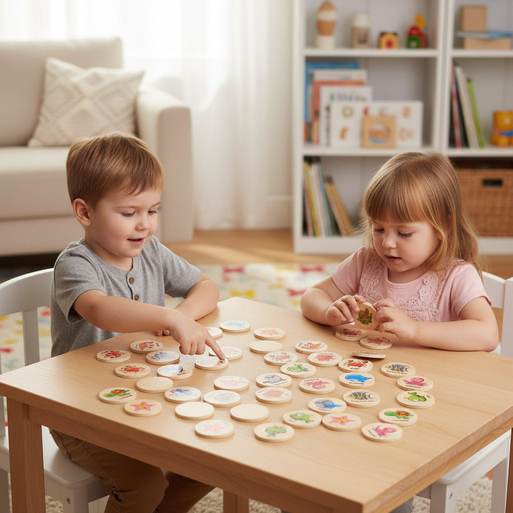 Jogo Educativo de Memória Infantil: Atividade Relaxante