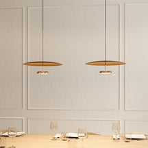 Luminária de Teto LED Pendente com Design de Iluminação Indireta