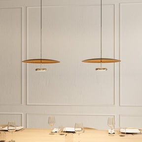 Luminária de Teto LED Pendente com Design de Iluminação Indireta