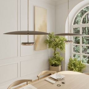 Luminária de Teto LED Pendente com Design de Iluminação Indireta