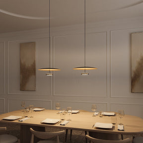 Luminária de Teto LED Pendente com Design de Iluminação Indireta