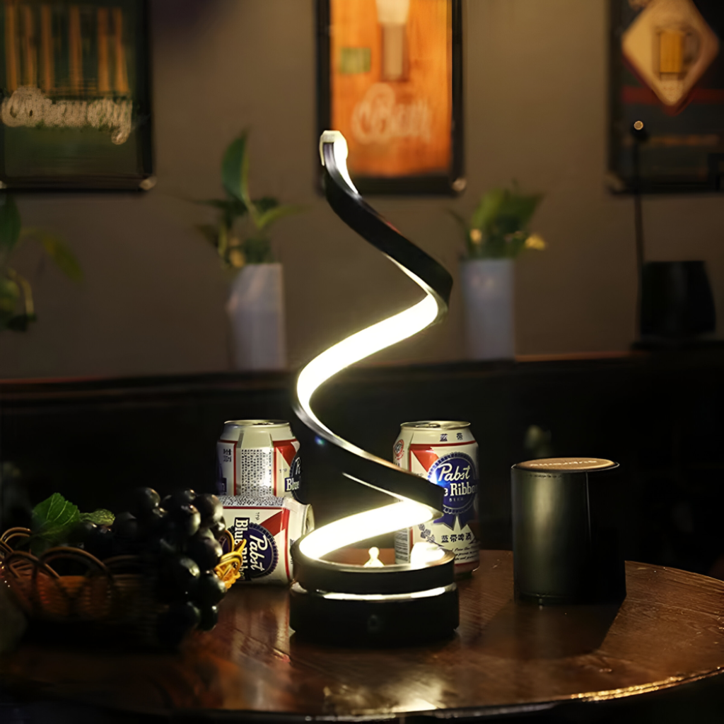 Luminária de Mesa LED Moderna com Garra Ajustável