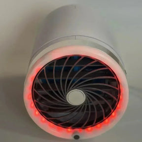 Ventilador Portátil com Luzes LED e Bolsas de Gelo para Resfriar o Ambiente