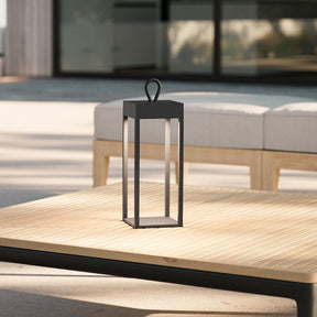 Luminária de Mesa LED Portátil Recarregável para Áreas Externas com Interruptor Touch