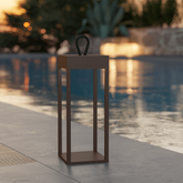 Luminária de Mesa LED Portátil Recarregável para Áreas Externas com Interruptor Touch