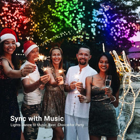 Smart RGB Color-Changing LED String Lights