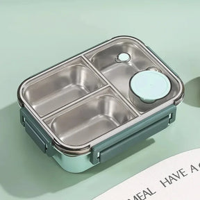 Lancheira de Aço Inoxidável Bento Box Recipiente de Alimentos à Prova de Vazamentos