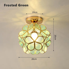 Luminária de Teto Nordic Petal | Luz Elegante para Corredor e Quarto