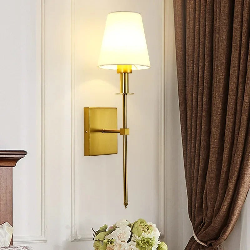 Arandela de Parede LED Elegância Nórdica | Iluminação Moderna para Quarto e Sala de Estar