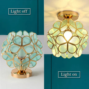Luminária de Teto Nordic Petal | Luz Elegante para Corredor e Quarto