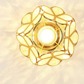 Luminária de Teto Nordic Petal | Luz Elegante para Corredor e Quarto