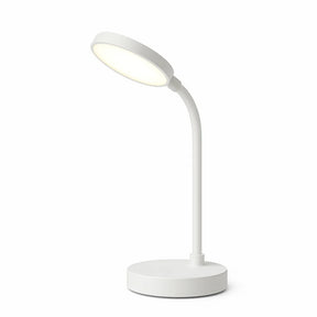 Luminária de Mesa LED com Carregamento USB | Luz de Leitura Ajustável com Pescoço de Cisne