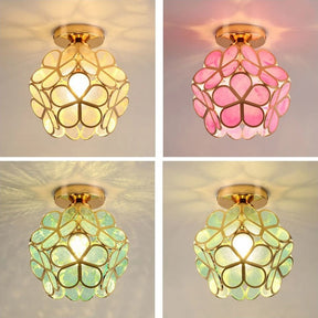 Luminária de Teto Nordic Petal | Luz Elegante para Corredor e Quarto