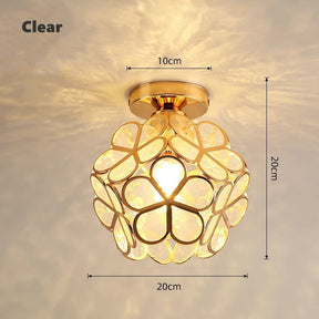 Luminária de Teto Nordic Petal | Luz Elegante para Corredor e Quarto