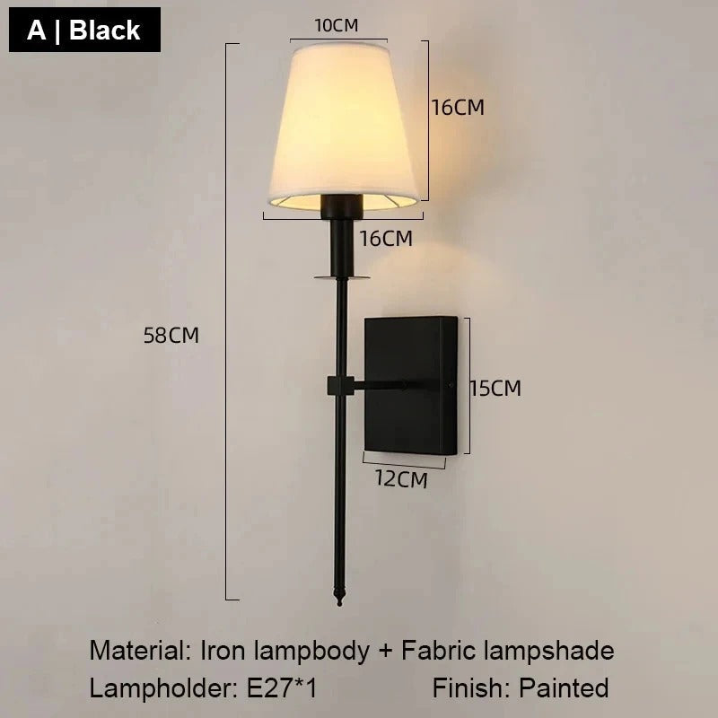 Arandela de Parede LED Elegância Nórdica | Iluminação Moderna para Quarto e Sala de Estar